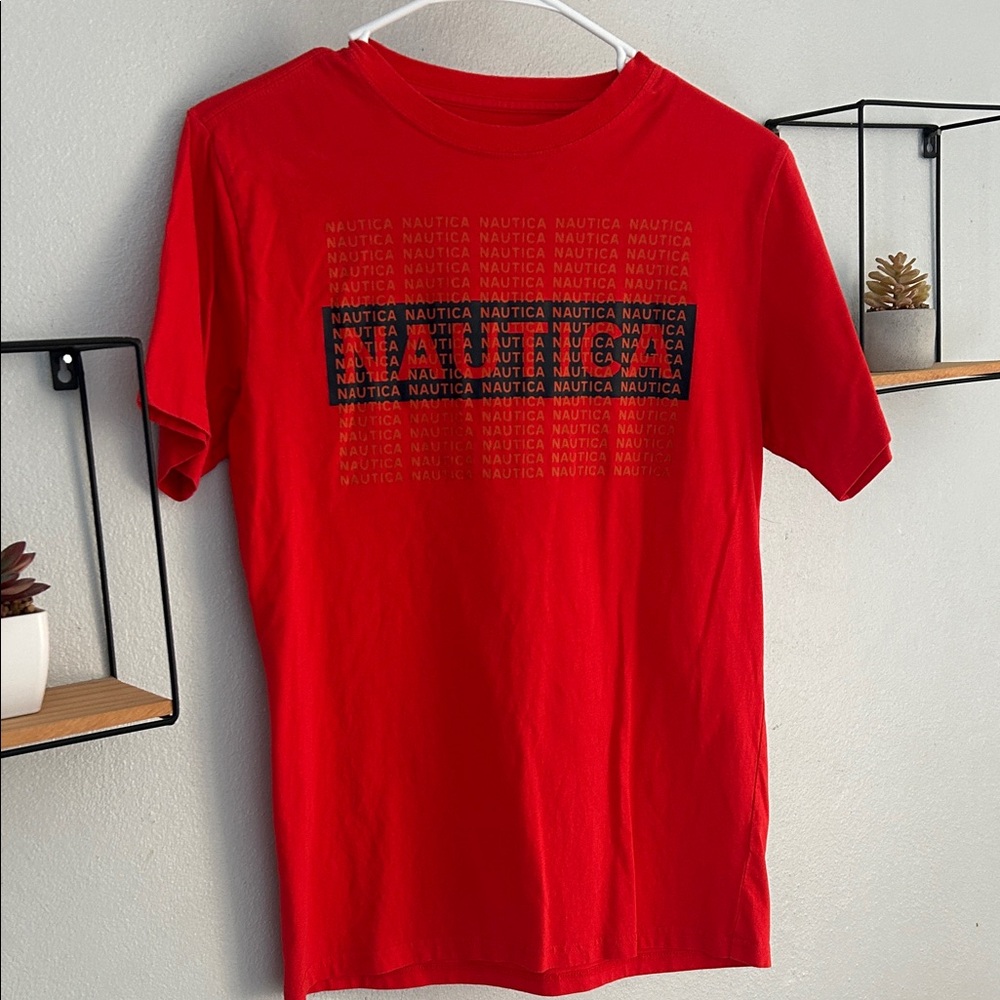 Nautica Bold Red Short Sleeve Tee